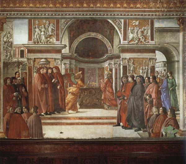 Domenicho Ghirlandaio Verkundigung an Zacharias France oil painting art